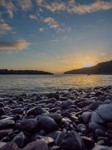 a group of rocks on the shore of a body of water at Casa do João e da Teresa in Ribeira Brava