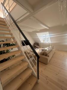 Χώρος καθιστικού στο Luxury Penthouse Duplex with Water View