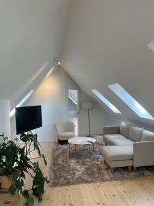Μια τηλεόραση ή/και κέντρο ψυχαγωγίας στο Luxury Penthouse Duplex with Water View +39 φωτογραφίες