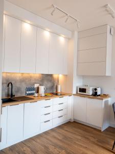 Η κουζίνα ή μικρή κουζίνα στο Apartment Plaża 41 by the sea