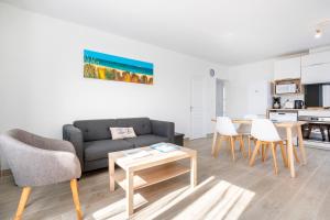 Χώρος καθιστικού στο Appartement Penfret Plain-pied