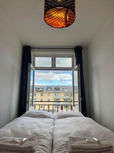 Ένα ή περισσότερα κρεβάτια σε δωμάτιο στο Charming Hellerup Residence