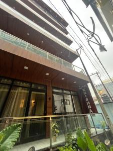 an external view of a building at Hotel Krishna in Rishīkesh