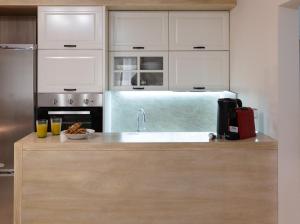 Η κουζίνα ή μικρή κουζίνα στο vintege style apartment +49 φωτογραφίες