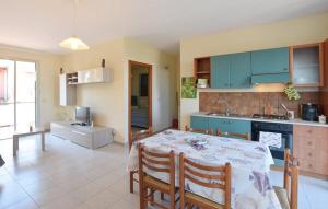 Kuchyň nebo kuchyňský kout v ubytování Les calanques Audeandeb