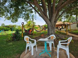 Zahrada ubytování Rancho Cassia - MG - Mãe Maria - Vista Serra da Canastra