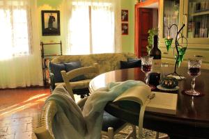 Posezení v ubytování B&B Le Lune