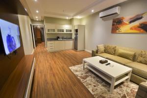 Kuchyň nebo kuchyňský kout v ubytování نزل رفا + 6 fotografií