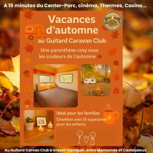 Fotografie z fotogalerie ubytování Guitard Caravan Club - Caravane romantique et insolite v destinaci Grézet-Cavagnan