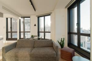 Χώρος καθιστικού στο Milan Eleven by Brera Apartments
