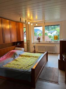 Postel nebo postele na pokoji v ubytování Waldblick-Appartement
