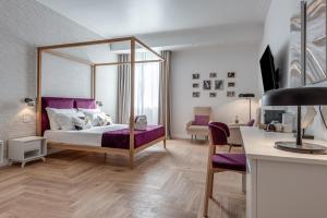 Ένα ή περισσότερα κρεβάτια σε δωμάτιο στο Marmo - Sweet Dreams in Florence