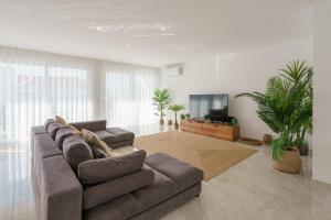 Posezení v ubytování Areia Villa, with ocean view