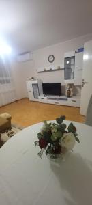 Kuchyň nebo kuchyňský kout v ubytování Apartman Irmel