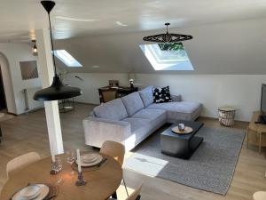 Χώρος καθιστικού στο Le Walk'Cottage