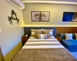 Postel nebo postele na pokoji v ubytování Beach Haus By 123Quarto hospedagem + 169 fotografií