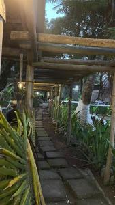 Κήπος έξω από το Pousada Lagoa Azul - Ponta da Fruta