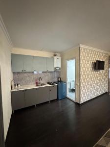 a kitchen with a sink and a counter top at Nirvana in Sevan