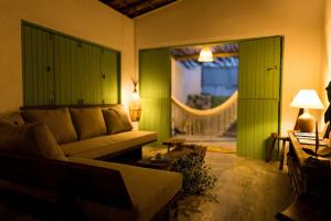 Posezení v ubytování Casa Mangará + 37 fotografií
