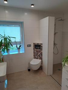 Ένα μπάνιο στο Ferienhaus Ottilie