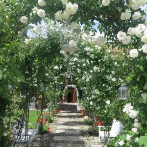 Ein Garten an der Unterkunft La Via'