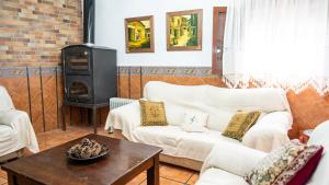 Χώρος καθιστικού στο Casa rural el cerezo