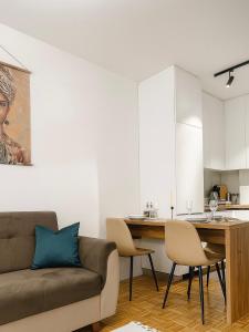 Η κουζίνα ή μικρή κουζίνα στο Peja Central Hideaway