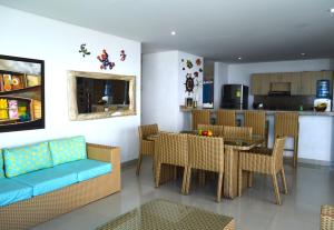 TV a/nebo společenská místnost v ubytování Apartamento Reserva del Mar