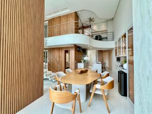 Η κουζίνα ή μικρή κουζίνα στο Penthouse Le Majestic