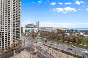 a view of a city with buildings and a street at Fort York Escape For Families w Free Parking in Toronto