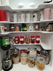 Kuchyň nebo kuchyňský kout v ubytování The Park on Wai-iti