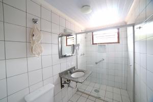 Koupelna v ubytování Hotel JB