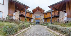 Budova, kde se aparthotel nachází