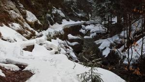 Chata - Srub Kašparáci v zimě