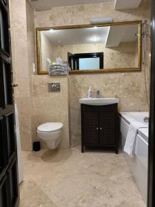 Koupelna v ubytování Garsoniera in Copou lângă Parhon IRO + 23 fotografií