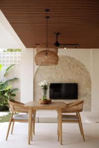 Posezení v ubytování Solaya Villas