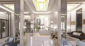 a rendering of a lobby in a building at Thaisun Bangkok Hotel in Bangkok +77 photos