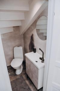 Koupelna v ubytování Myskje Gård + 40 fotografií