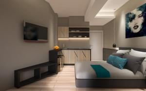 Телевізор і / або розважальний центр в Twister Apartments