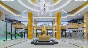 Fitness centrum a/nebo fitness zařízení v ubytování Changsha Xiaoxiang Huatian Hotel