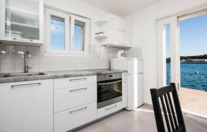 Kuchyň nebo kuchyňský kout v ubytování Apartment Zana