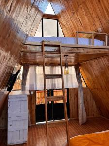 Posezení v ubytování Kaasham Cabins Olpejeta Nanyuki