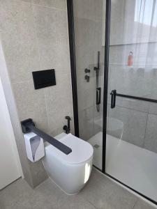 Koupelna v ubytování Hotel Acquamatta