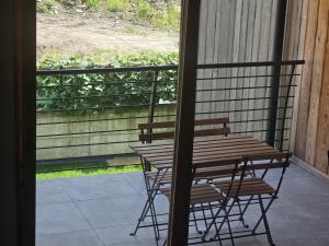 En balkon eller terrasse på Ciasa Fatati'