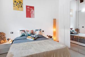 Postel nebo postele na pokoji v ubytování Villa Maffei
