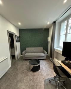 Χώρος καθιστικού στο Studio Jean Jaurès - centre ville, Détente&Elégance +4 φωτογραφίες
