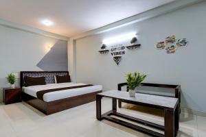 Posezení v ubytování Hotel O Dadri Main Road Greater Noida