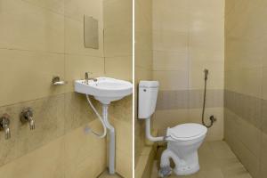 Koupelna v ubytování Hotel O Talegaon MIDC Formerly Goodluck Lodge