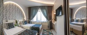 Koupelna v ubytování Dündar Hotel