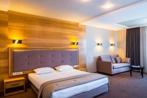 Postel nebo postele na pokoji v ubytování Zagrava Hotel